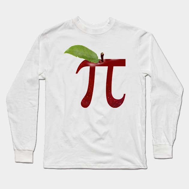Apple Pi Long Sleeve T-Shirt by scottsherwood